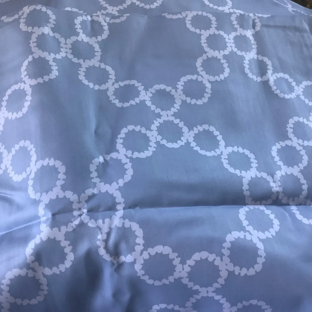 WESTPOINT HOME Palais Cotton Duvet Cover & Sham Set Blue SZ KING